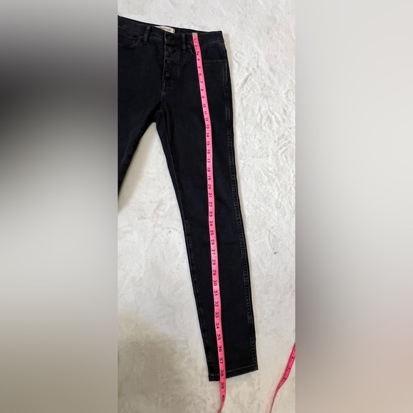 Madewell Black 10" High-Rise Skinny - Size 27 - Picture 12 of 12
